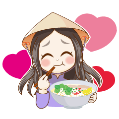 [LINEスタンプ] ダナン旅行サポーター「ウエンちゃん」