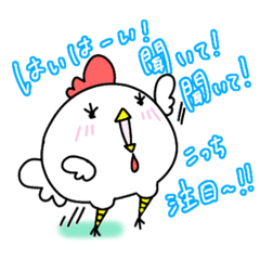 [LINEスタンプ] にわとりちゃん 日常会話