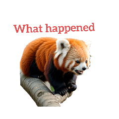 [LINEスタンプ] レッサーパンダ red panda2