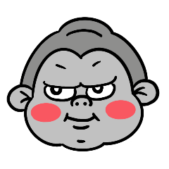 [LINEスタンプ] リアクションゴリラ君