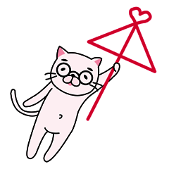 [LINEスタンプ] めがねねこ ひろみん