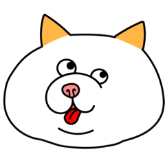 [LINEスタンプ] 顔だけ柴犬！