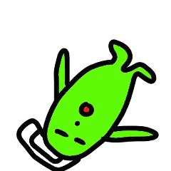 [LINEスタンプ] 緑豆くん