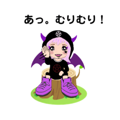 [LINEスタンプ] 悪魔と天使のささやき