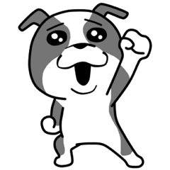 [LINEスタンプ] となりん家の犬？