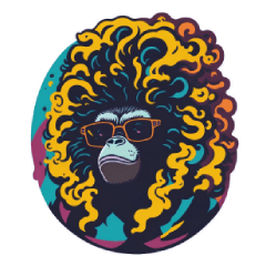 [LINEスタンプ] Glasses apes