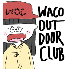 [LINEスタンプ] WACO OUTDOOR CLUB -BIG-