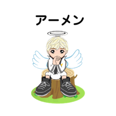 [LINEスタンプ] 天使と悪魔の囁き 男子