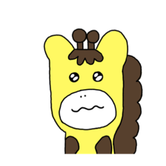 [LINEスタンプ] きりんのひょうじよう