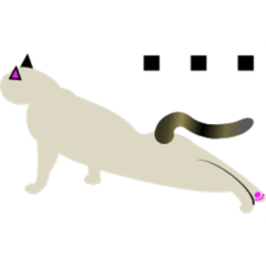 [LINEスタンプ] 猫、好き？