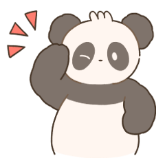 [LINEスタンプ] ふわこぱんだ