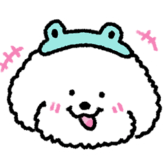 [LINEスタンプ] トイプードルのイラストかわいい