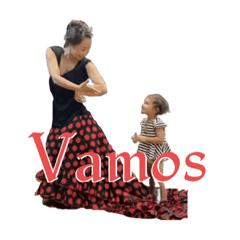 [LINEスタンプ] Olivia y flamenco