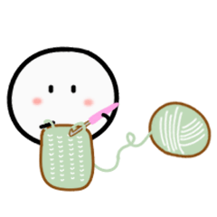 [LINEスタンプ] しらたまちゃん♡ハンドメイド♡