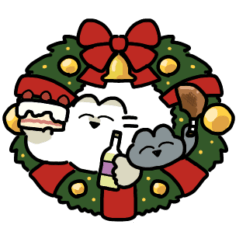 [LINEスタンプ] 我々はねこである 冬だねぇ