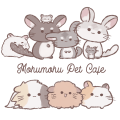 [LINEスタンプ] もふもふペットCafe