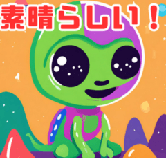 [LINEスタンプ] 宇宙人の日常会話シリーズ