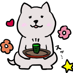 [LINEスタンプ] いつでも使えるワン