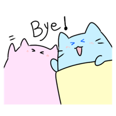 [LINEスタンプ] 長靴に入った猫とメンダコ