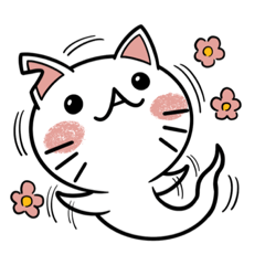 [LINEスタンプ] バケネコ（文字なしシリーズ）