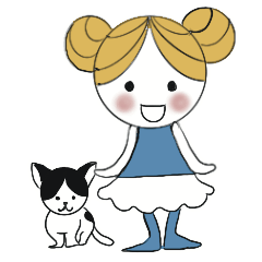 [LINEスタンプ] リンちゃんとチャチャ♡日常