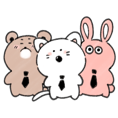 [LINEスタンプ] 動物リーマン スタンプ ①