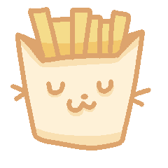 [LINEスタンプ] ポテトねこ