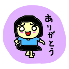 [LINEスタンプ] つきつきキャラスタンプ