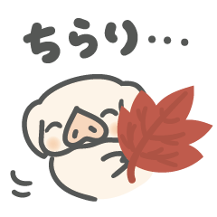 [LINEスタンプ] ぷーちゃんといっしょ 小さい秋見つけた