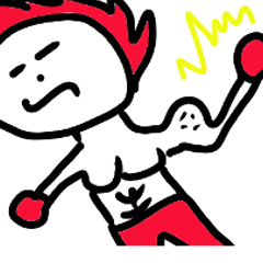 [LINEスタンプ] ファイヤーボーイ太郎