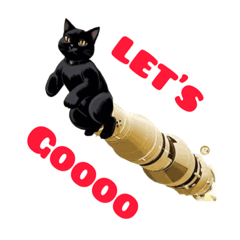 [LINEスタンプ] KURONEKO LFG