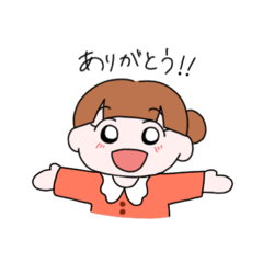 [LINEスタンプ] はなまるちゃんの毎日スタンプ