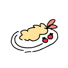 [LINEスタンプ] 飛び回るえびふらい