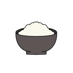 [LINEスタンプ] ごはんなのだ