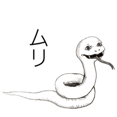 [LINEスタンプ] 狡いへび