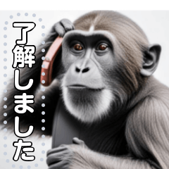 [LINEスタンプ] ソシャゲ廃課金お猿さんの画像（メイン）