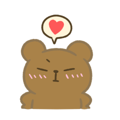 [LINEスタンプ] 毎日使える ゆるくまちゃん