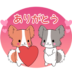 [LINEスタンプ] ちびパピヨンズ