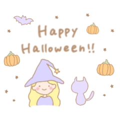 [LINEスタンプ] ゆるふわハロウィンのスタンプ