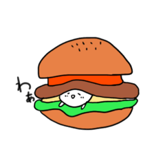 [LINEスタンプ] はさまったりくるまったり