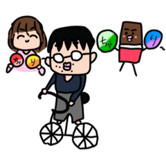 [LINEスタンプ] メガネパパの日常