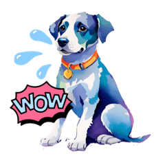 [LINEスタンプ] 犬(日本語)