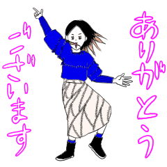 [LINEスタンプ] 陽気なオネーサン☆★敬語・日常使い★☆