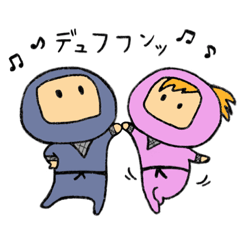 [LINEスタンプ] 異世界【にんじゃ・くのいち】スタンプ外伝