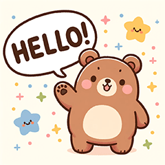 [LINEスタンプ] くまの日常の冒険！