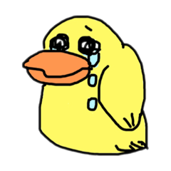 [LINEスタンプ] 叱られて泣いちゃった鳥