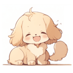 [LINEスタンプ] かわいい犬 a1