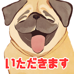 [LINEスタンプ] パグ愛