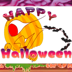 [LINEスタンプ] ゴースと一緒に楽しいハロウィーン