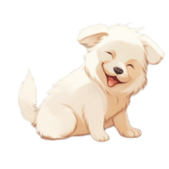 [LINEスタンプ] 褒められワンチャン